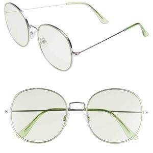 Round 57mm sunglasses